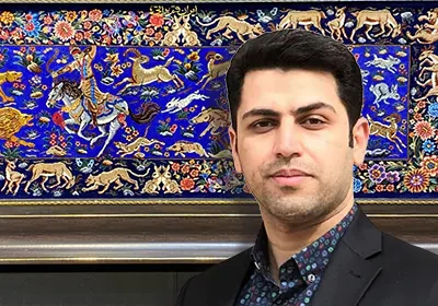 فرشو تابلوفرش دستباف ابریشم مجتبی دوست