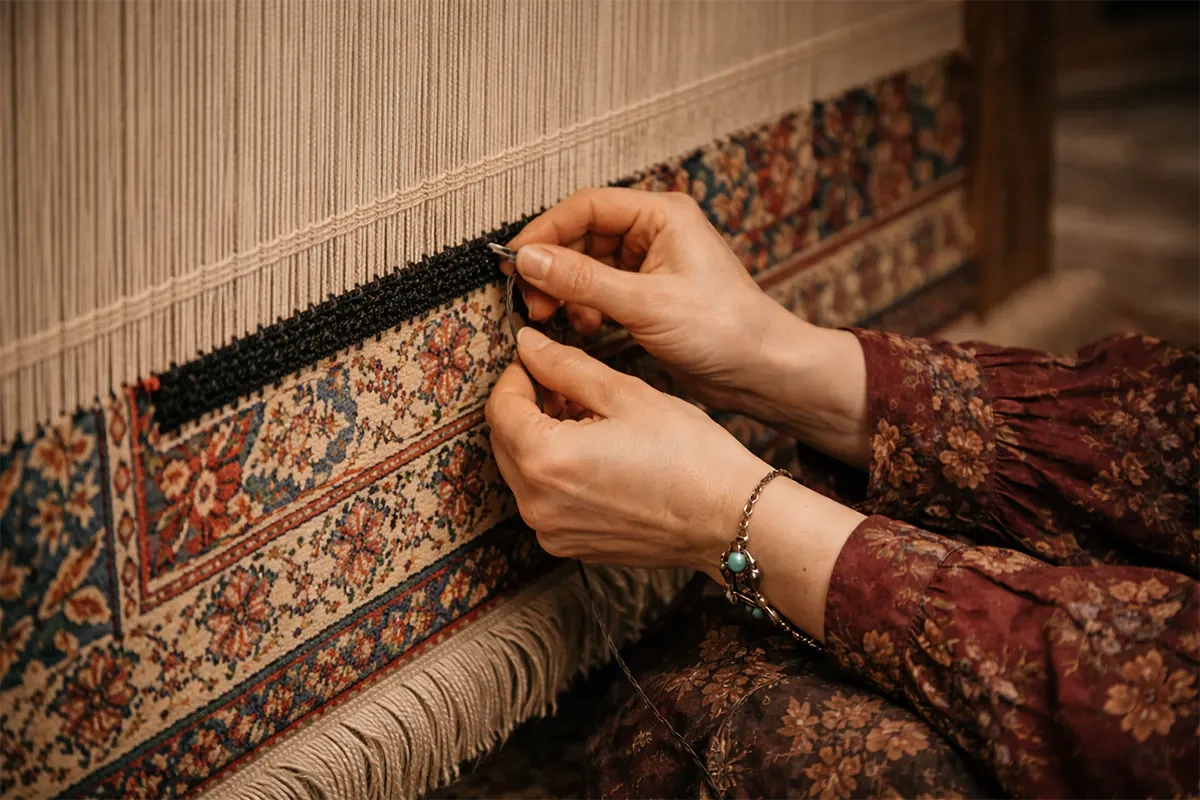 ککپک فررش دستباف